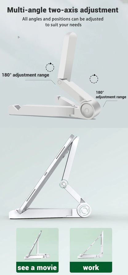 Universal Tablet Holder Portable Foldable Tablet Stand Desktop Mobile Phone Holder For iPhone Xiaomi Huawei Tablet Accessories