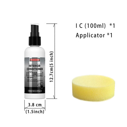 Hydroshine Car Interior Conditioner Interior Plastic Restore Wax Coat Exterior Cleaner Multifunctional Leather Care Maintenance