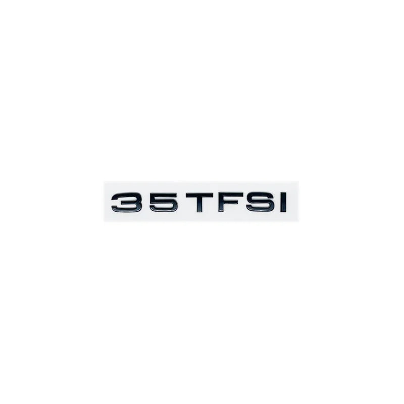 Car Letter Logo Sticker for A5 suitable for tail bumper and trunk emblem applicable to 2.0 3.0 40TDI 35 40 45TFSI models