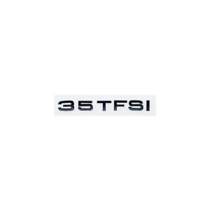 Car Letter Logo Sticker for A5 suitable for tail bumper and trunk emblem applicable to 2.0 3.0 40TDI 35 40 45TFSI models