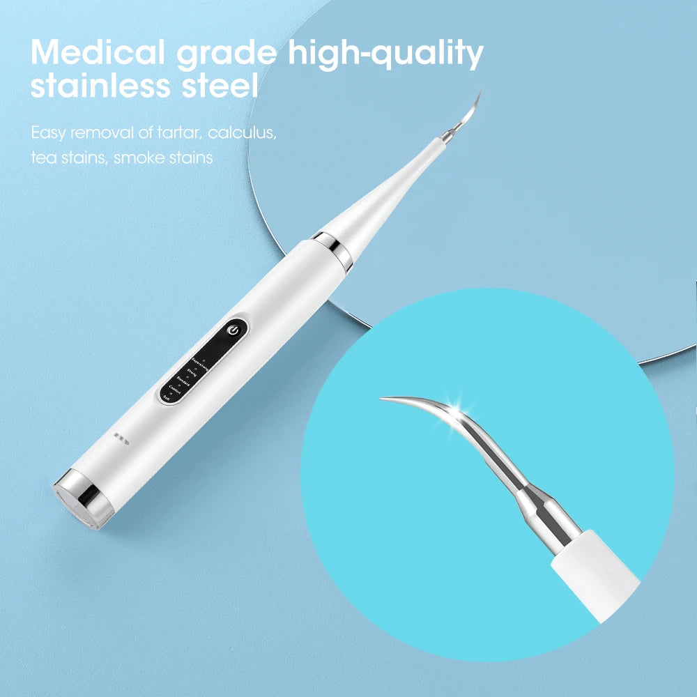 Electric Teeth Cleaner Dental Scaler Waterproof Oral Care Plaque Spatula Removes Tartar Dental Scraper Dental Instrument