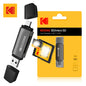 Kodak 4 in 1 Card Reader USB3.0 & Type C Universal Card Adapter Multifunctional adapter for SD Card & Micro sd Card