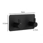 Stainless Steel Self-Adhesive Hooks Towel Holder Coat Hooks Strong Hardware Hanging Hook Metal Sticky Hooks Bathroom Accessories