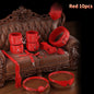 6-10Pcs/Set Sexual Bondage Handcuff Whip Adult Couple Sex Toys Tools Set Erotic Sex Toys for Woman Couples Leather BDSM Kits