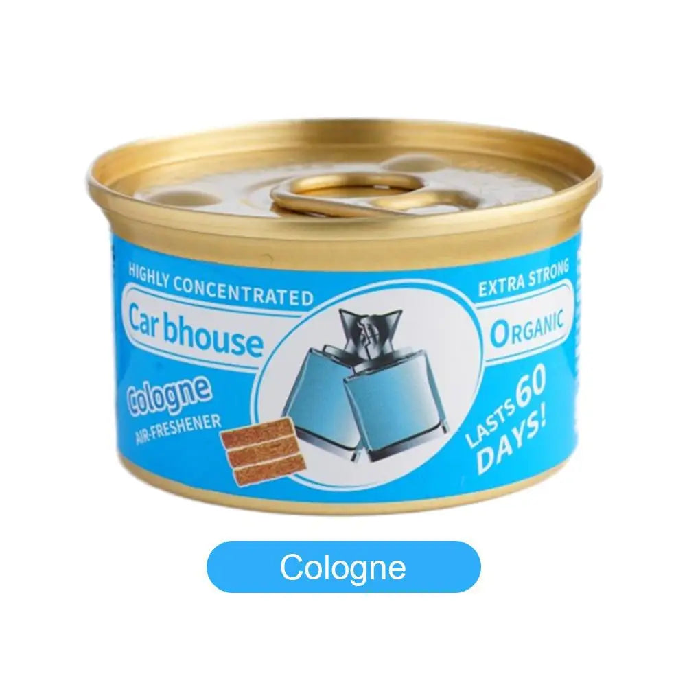 Car Flavoring Car Air Fresheners Perfume Canned Wood Blocks Coffee Flavor Long-Lasting Auto Aromatherapy Car Deodorant Supplies