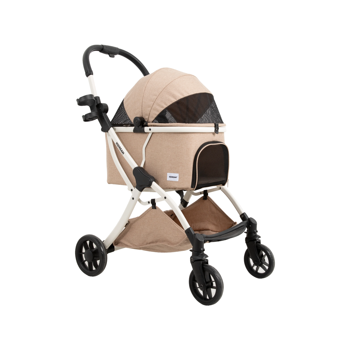 Premium Portable Dog And Cat Travel Carriage Collapsible Pet Stroller For Safe Daily Pet Outing