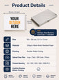 Custom Logo Business Cards 300gsm Matte Water-Resistant Paper Double-Sided Printing Text QR Code Photo 90x54mm 50-1000Pcs Set