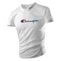 Summer Outdoor Fitness Sports Men's T Shirt Casual O-neck Short Sleeve Tops Fashion Hot Sale Sportswear Loose Breathable T-Shirt