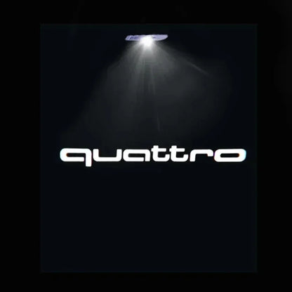 2pcs Car For QUTTRO Audi Sline A1 A3 A4 A5 A6 A7 Q3 Q5 Q7 TT B5 B6 B7 8P 8V 8P 8L S3 S4 Door logo Welcome Light Accessories