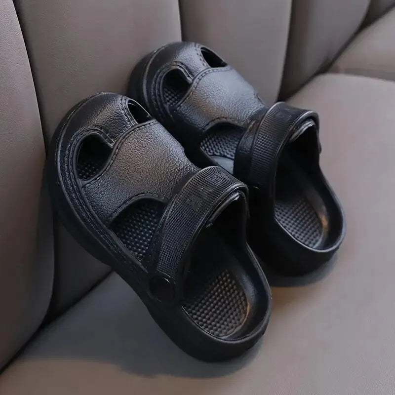 Children's Cave Shoes, Summer Boys, Baby Non-slip Soft Soled Beach Shoes, Girls' Baby Cartoon CHILDREN'S Slippers