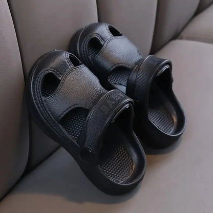 Children's Cave Shoes, Summer Boys, Baby Non-slip Soft Soled Beach Shoes, Girls' Baby Cartoon CHILDREN'S Slippers