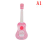 1PC 36cm Mini Guitar Children's Simulated Musical Instrument Ukulele Gift Can Play Early Education Enlightenment Music Player