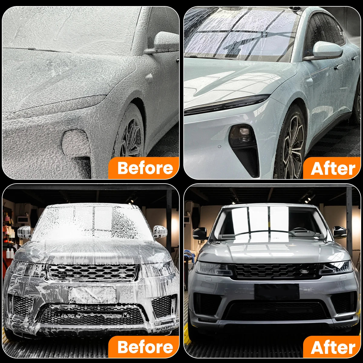 Magic High Foam Car Wash Liquid - Concentrated Auto Washing Chemistry for Deep Cleaning Deep Cleaning Car Shampoo Cleaner X2