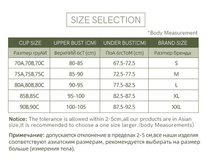 SUJIIN Sexy Seamless Wireless Bras for Women Push Up Padded Soft Support Invisible Lift V Neck Bralette Smooth Bra Female MX208