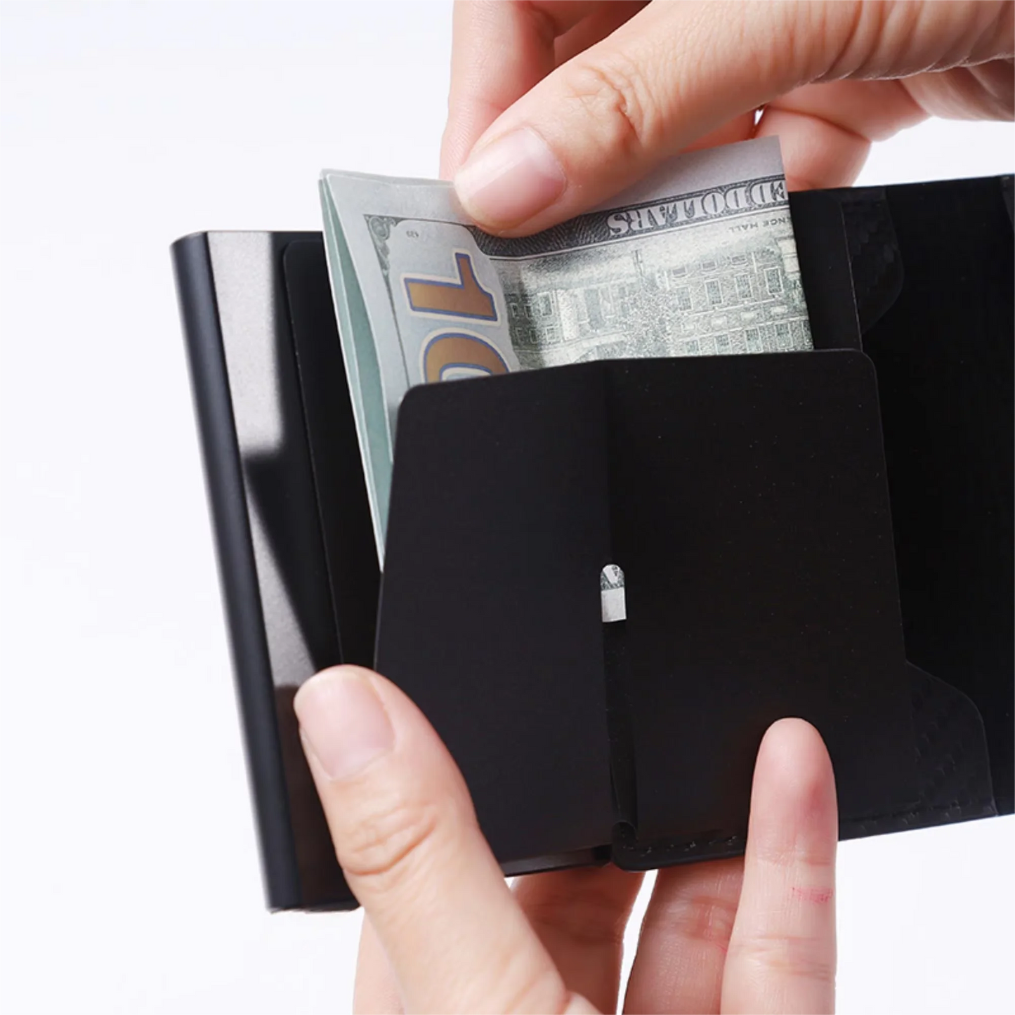 Anti Theft RFID Blocking Credit Card Holder Minimalist Slim Wallet Leather Card Case For Men Women Gift ID Badge