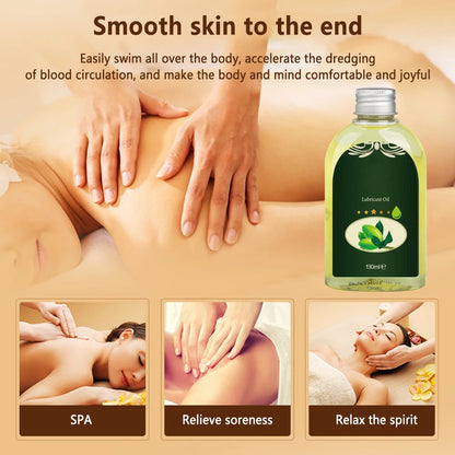 Olive Lubricant Massage Oil Scented Erotic Lubricant Oil Soothing Relax Body Lubricant
