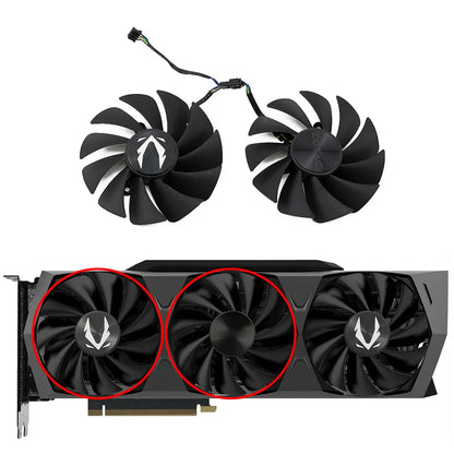 CF9015H12S For ZOTAC GeForce RTX 3070 3080 Ti 3090 AMP Holo Graphics Card Cooling Fan 87mm New 4PIN GPU Cooler Fan RTX3080