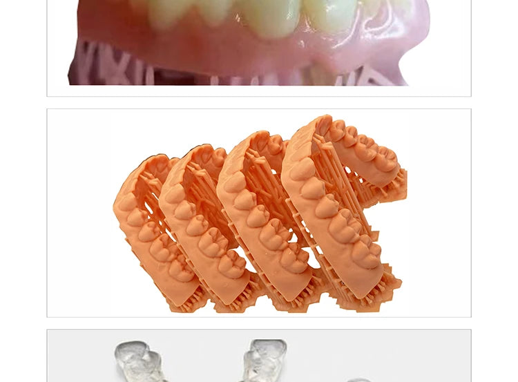 Dentistry Resin Gingival casting Photocuring 3D Printing 405nm Guide Plate Compression mold Dental Mold lcrown Repair Non-toxic