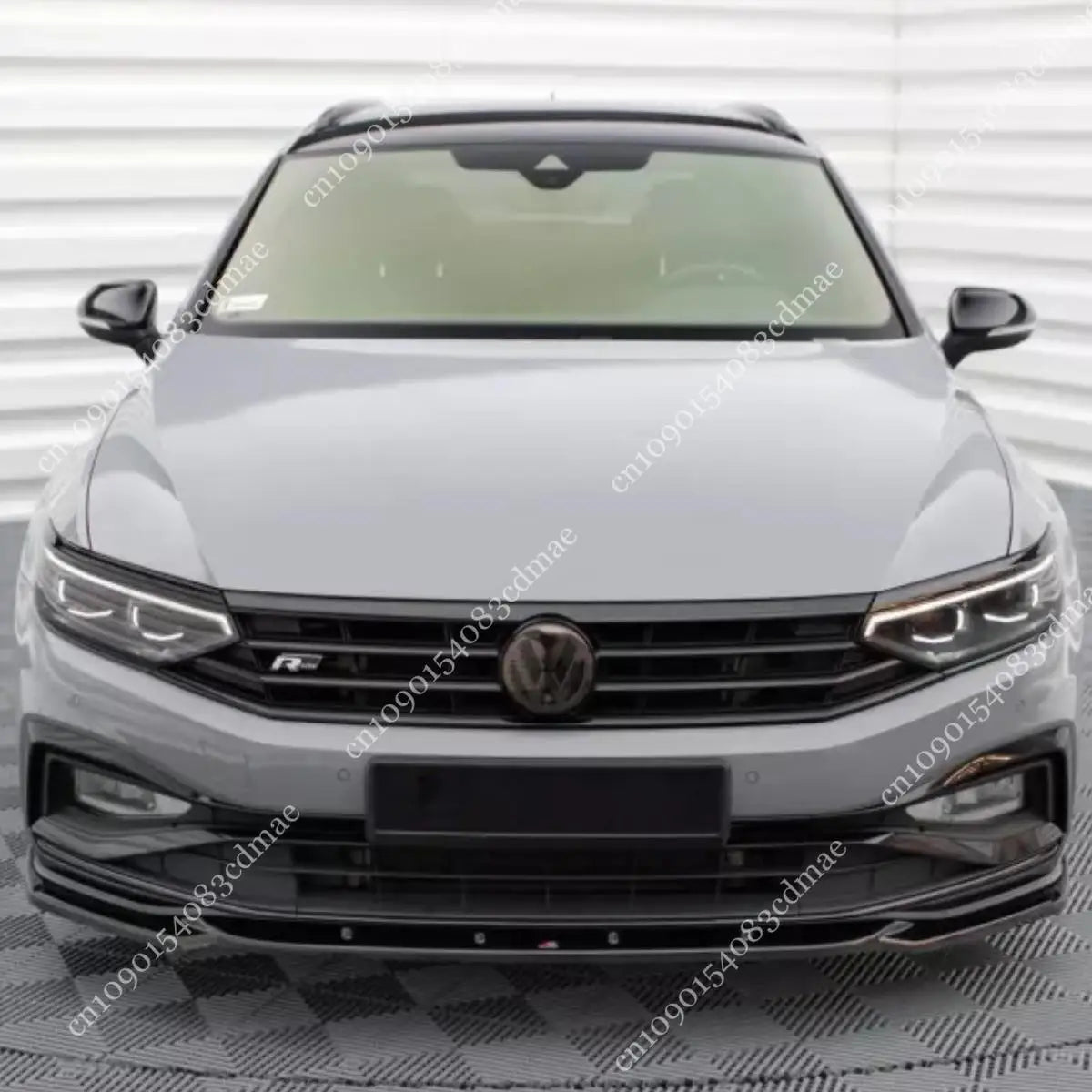 Grille Blacking Decoration Black Stickers For VW Passat B8 2019-2023 Facelift B8.5 Front Headlight Eyebroｗ Eyelids ABS Body Kits