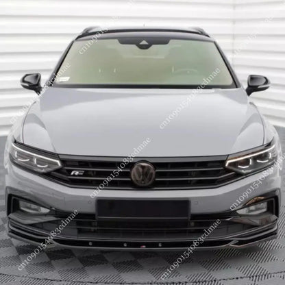 Grille Blacking Decoration Black Stickers For VW Passat B8 2019-2023 Facelift B8.5 Front Headlight Eyebroｗ Eyelids ABS Body Kits