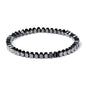 Men Hematite Bracelet Loss Weight No-magnetic Black Hematite Bead Bracelet Healing Health Therapy Balance Pulsera Jewelry Gift