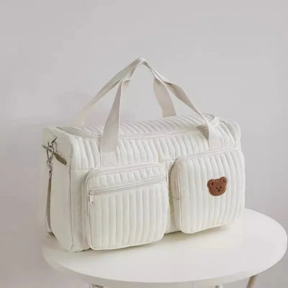 Large Capacity Mommy Bag for Women Totes Baby Diaper Nappy Bags Shoulder Cotton Ladies Maternity Shopping Bags