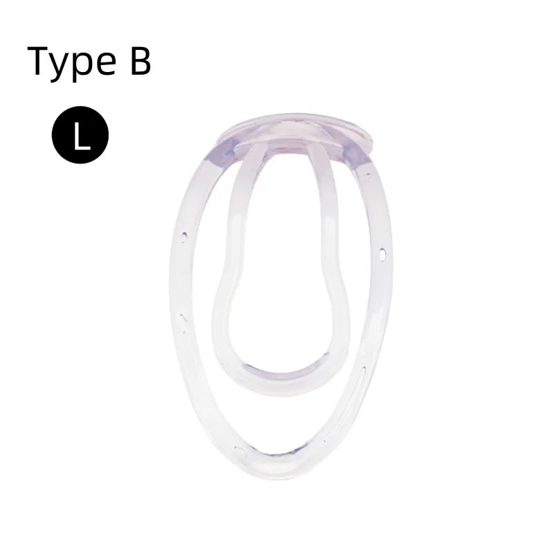 Invisible Chastity Lock Cage with Hollow No Bulge Comfort Fit Underwear for Women Gay BDSM Pussy Training Clip