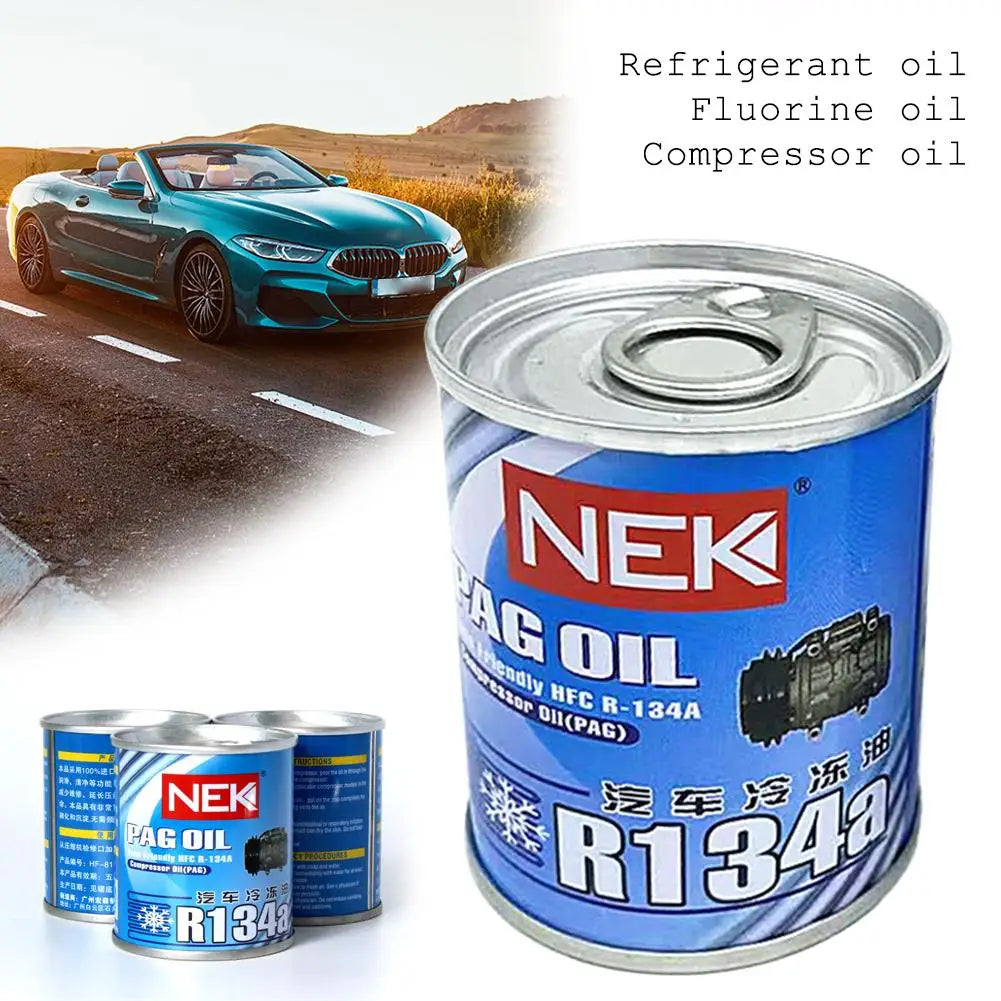 1/2/3pcs Auto R134a Refrigerant Oil Compressor Oil Automotive A/C AC Air Conditioning System Refrigerant For Car Truck Accessory