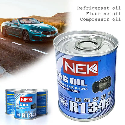 1/2/3pcs Auto R134a Refrigerant Oil Compressor Oil Automotive A/C AC Air Conditioning System Refrigerant For Car Truck Accessory