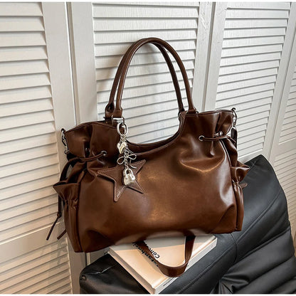 Fashionable Brand Design Tote Bag New Retro Shoulder Bag Casual Large-capacity Crossbody Bags Light Luxury High-end Women's Bags