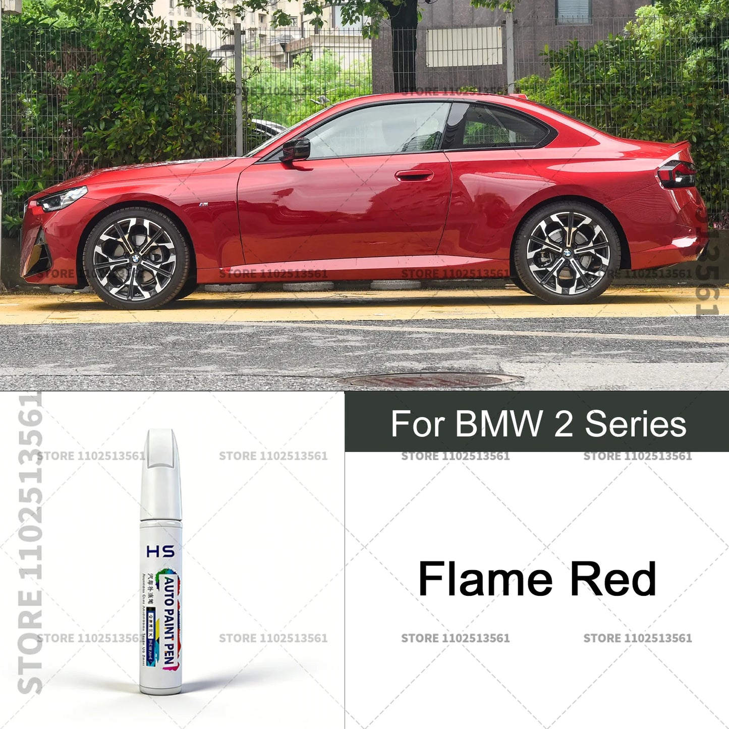For 2014-2025 BMW 2 Series Scratch Removal and Paint Repair Pen Alpine White 300 490 Black Saphi Blue Gray  Portimao Blue