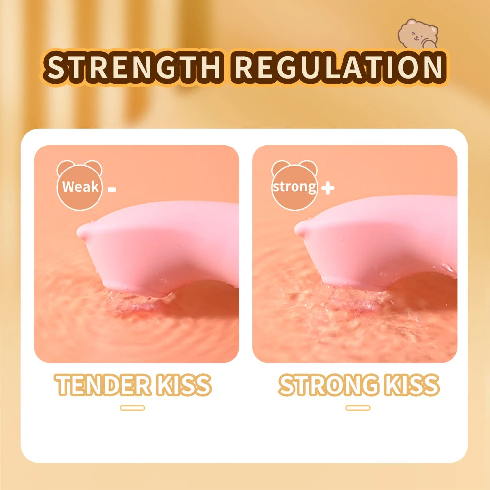 Powerful Clit Sucker Vibrator Tongue Vibrating Nipple Sucking Blowjob Clitoris Stimulator Etotic Sex Toys For Women Masturbators