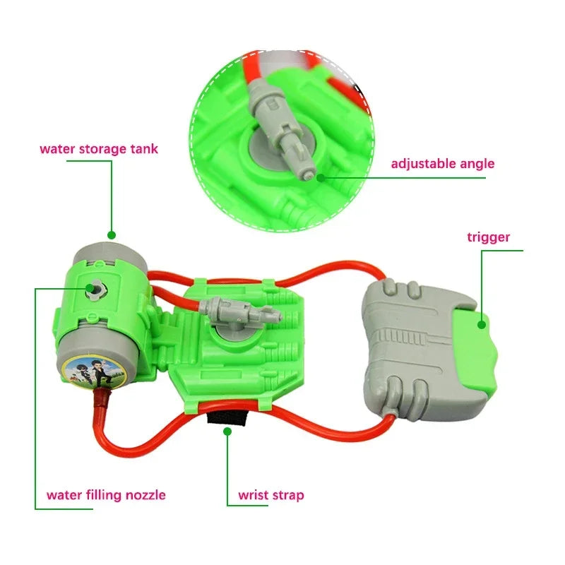 Wrist Squirt Water Guns Toy for Fighting Game In Swimming Pool Beach Outdoor Summer Water Guns for Boy and Girl Fun Gifts