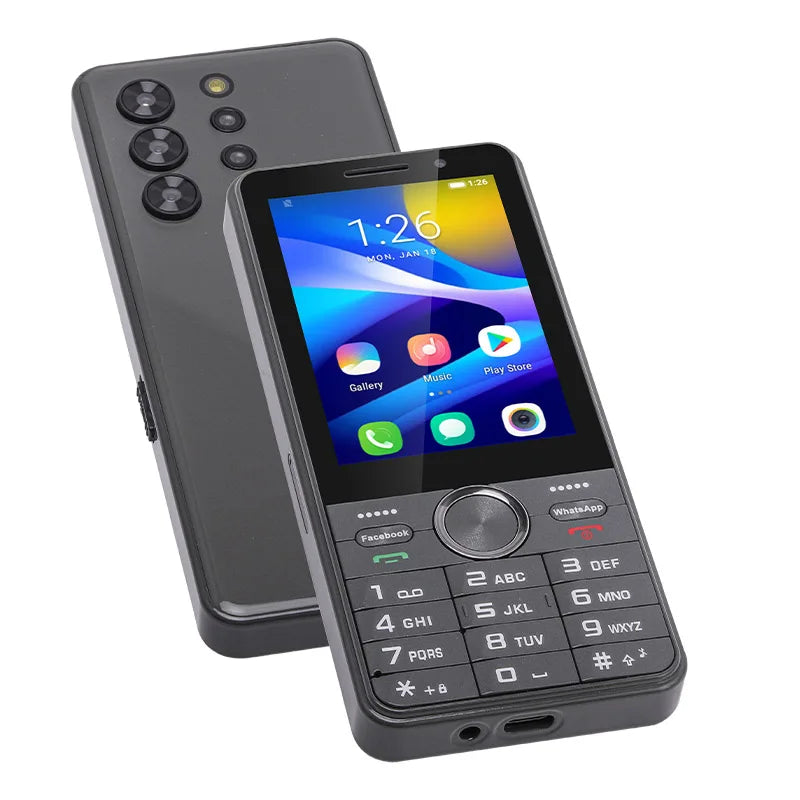 UNIWA HOPE XS24 4G Touch Screen Keypad Phone Android 8.1 Dual SIM 3.5 Inch 2GB+16GB 2500mAh Cellphone Whatsapp Phone Half-touch