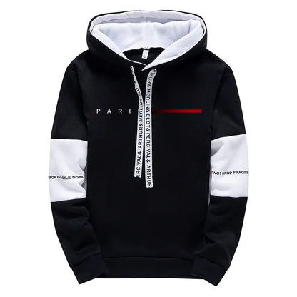 Men's Hooded Sweatshirts Sweatpants Paris Fashion Hoodie Streetwear Male All Season Daily Casual Sports Pullover Jogging Pants