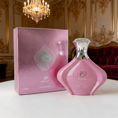Arabian Luxury Perfume 90ml Jasmine Lemon Amber Eau De Toilette Long-lasting Premium Perfume For Women Unisex Fragrance Spray