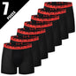 5/10 Pack Multi-size Teenagers To Adults Men's Boyshort Leisure Sports Joker Elastic Waist Long Men's Underwear Can Be Parent-ch