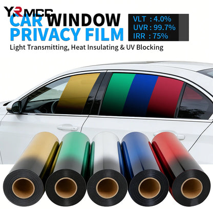50cmx300cm Window Tinting Film for Car Glass Shading Anti-UV Protection Tinted Window Film Heat Insulation Automotive Insulfilm