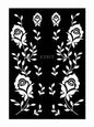 Flower Tattoo Stencil Reusable Henna Template for Hand and Body Henna Tattoo Design for Wedding Festival Party Tattoo Tools