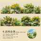 50mm*2m Plant flower landscape PET Tapes Creativity Scrapbooking Hand Account Adhesive hand made Diy Junk Journal Craft Supplies