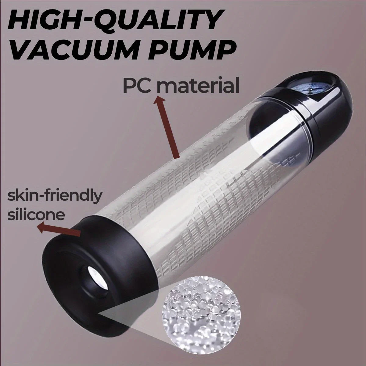Male Manual Penis Pump Penis Enlarger Negative Pressure Vacuum Pump Big Dick Erection Enhancement Trainer Equipment Adult SexToy