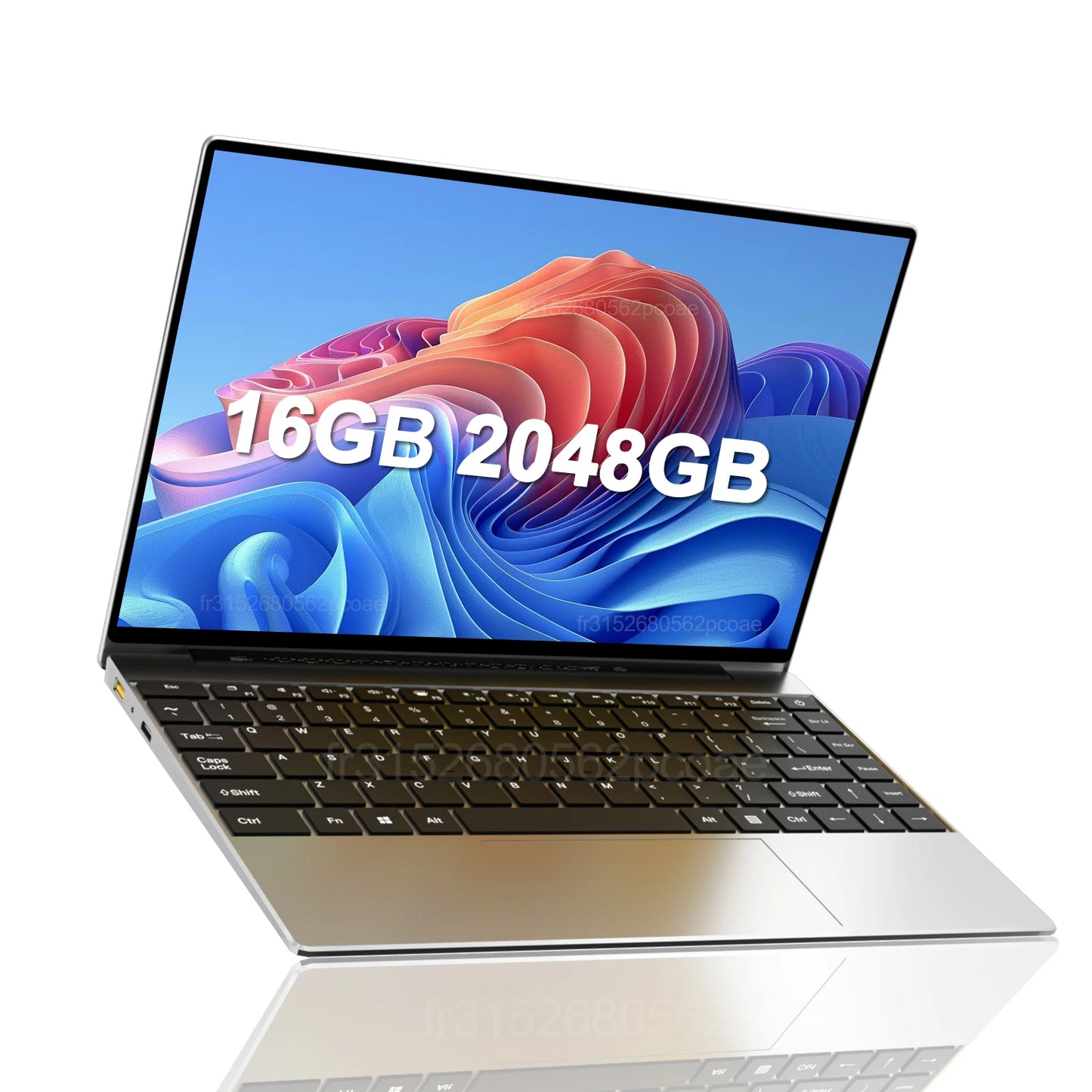 LENO 14.1"Ultra Slim Laptop Windows11 Intel 4405U 16GB 2TB SSD Gamer Notebook 1920*1080 Display Office Study Gaming Computer PC