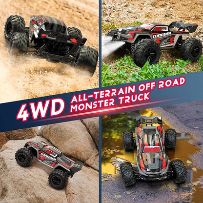 4WD 1:16 80KM/H Super Brushless 50KM/H Brushed RC Car 4x4 Off Road Remote Control High Speed Drift Racing Truck Buggy Toy Gift