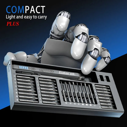68 IN 1 Precision Electric Screwdriver Set 5 Levels Adjustable Comes Fill Light Professional Mobile Phone IPad Repair Tool