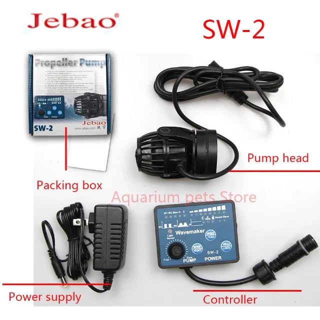 New Jebao Marine Aquarium Wireless Wave Maker MLW-5 MLW-10 ALW-20 SW RW Wave Pump with WiFi LCD Display Controller wave pump