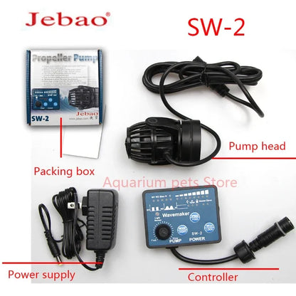 New Jebao Marine Aquarium Wireless Wave Maker MLW-5 MLW-10 ALW-20 SW RW Wave Pump with WiFi LCD Display Controller wave pump