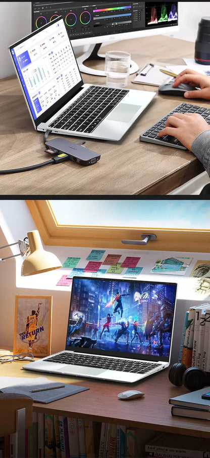 2026 New Office I7 Laptop Intel Core I7-8650U Windows 11 Pro 12GB RAM 1TB/2TB SSD 4K HD Notebook Study Laptops