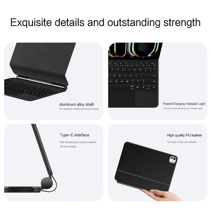 TouchPad Magic Keyboard for iPad Air 11 13 M4 2026 M3 M2 iPad 10 10th Air 4 5 6 iPad Pro 11 12.9 13'' M5 M4 Smart Cover Backlit