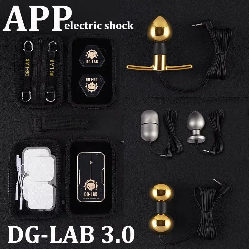 DG-LAB 3.0 E-Stim Power Box APP Control Electric Shock Medical Themed  Sex Toys SM Player Sex Electrical Stimulator For Couples