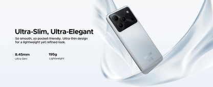 DOOGEE Note56 Pro Android 16 Gemini AI "battery 6150 mAh 32 Go RAM (4 + 28) 128 Go ROM Support Widevine L1